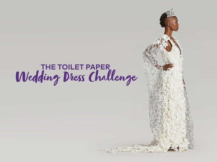 The Toilet Paper Wedding Dress Challenge Image